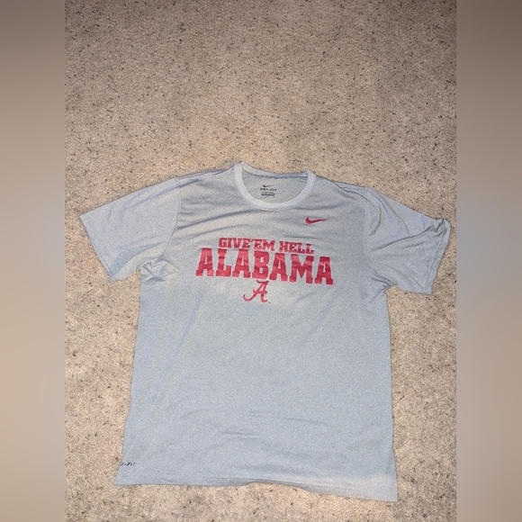 Four (4) Nike dri fit mens Alabama tshirts large. - Picture 2 of 9